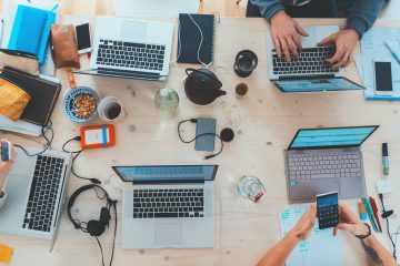 laptop, smartphone, technology