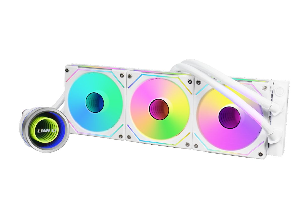 360-1 Lian Li Galahad II Trinity 360 SL-Inf White - AIO GPU Liquid Cooler with ARGB INFINITY Fans