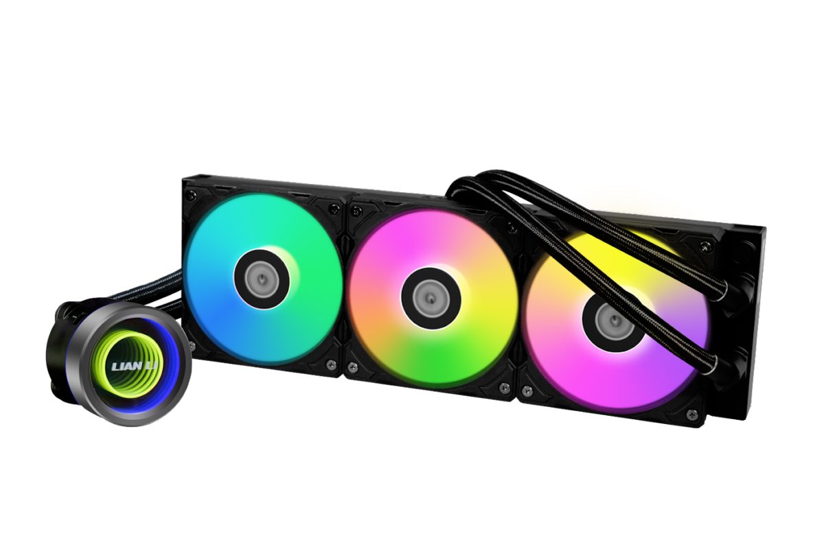 360RG Lian Li Galahad II Trinity 360 Black - AIO GPU Liquid Cooler with ARGB Fans