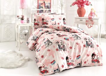 Σετ σεντόνια εμπριμέ Σχ. Parisian 70% cotton-30% polyester