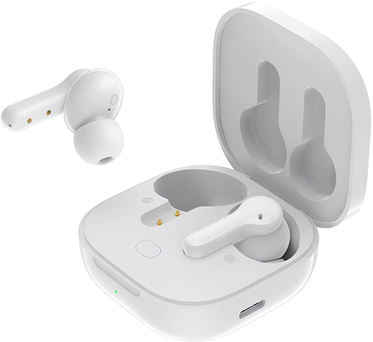 ca905264fbbcaa85b744cc78c825b4f7efdd698c_s2_n1 QCY T13 TWS WHITE Dual Driver 4-mic noise cancel. True Wireless Earbuds - Quick Charge 380mAh