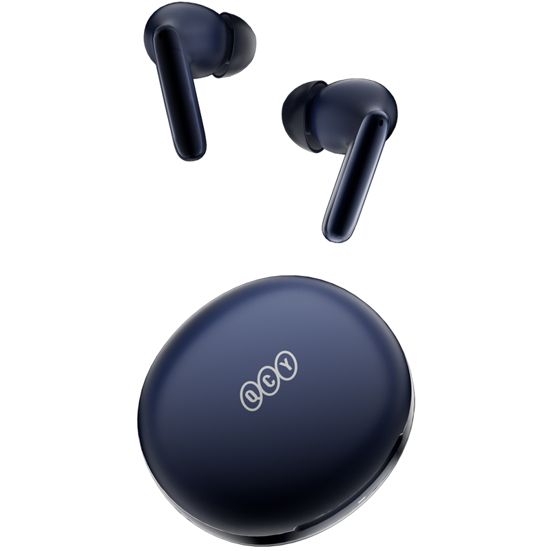 2 QCY T13 ANC 2 Blue - TWS 28dB active noise canceling 10mm drivers