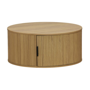 Τραπέζι σαλονιού Scandi MDF φυσικό Φ80x35.5εκ