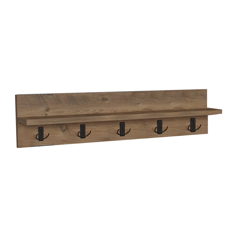 321-000054 Κρεμάστρα τοίχου Esform oak μελαμίνης 80x11x18εκ