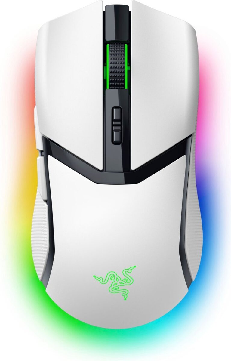 6580803_sd Razer COBRA PRO WHITE - Wireless Gaming Mouse - 30000 DPI - RGB UNDERGLOW - Bluetooth / 2.4Ghz - 77g