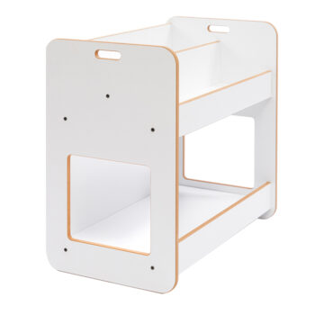 Ραφιέρα Dovere λευκό mdf 56x34x55εκ