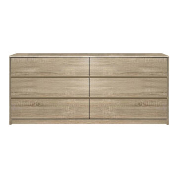 Συρταριέρα Kuanger mdf σε φυσική απόχρωση 120x40x70εκ