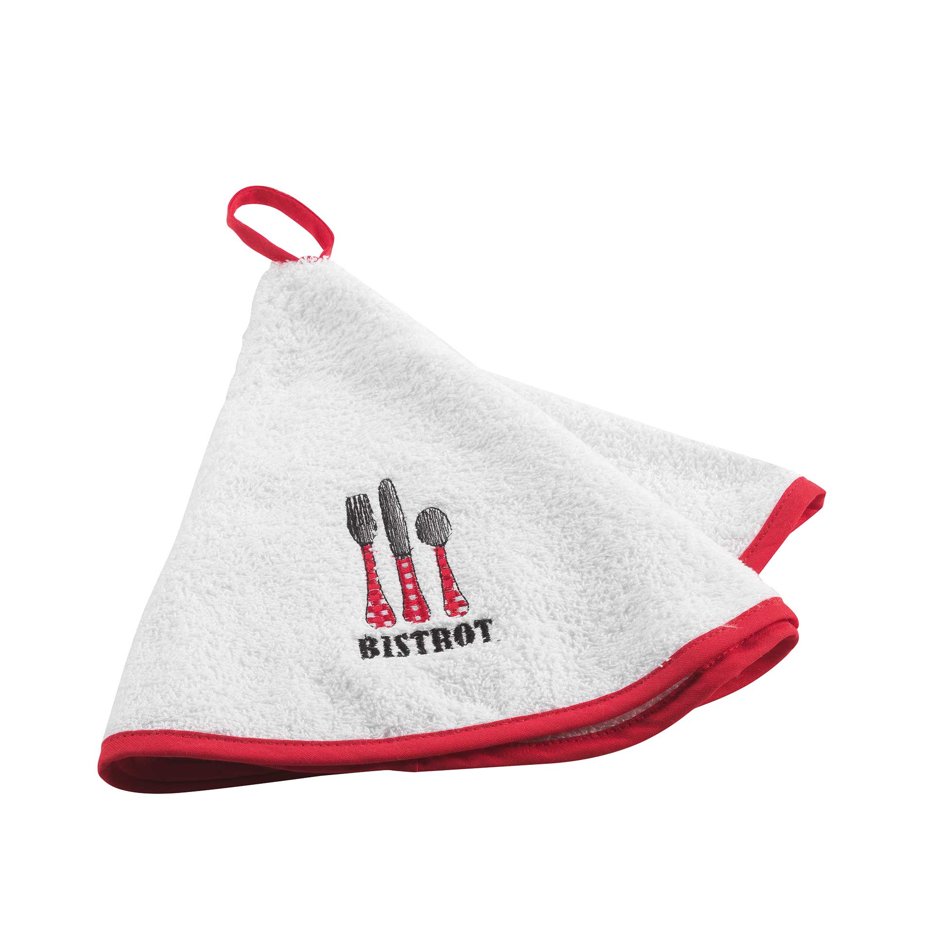 1730874 Πετσέτες κουζίνας στρόγγυλη Σχ.Bistrot 60cm 100% cotton