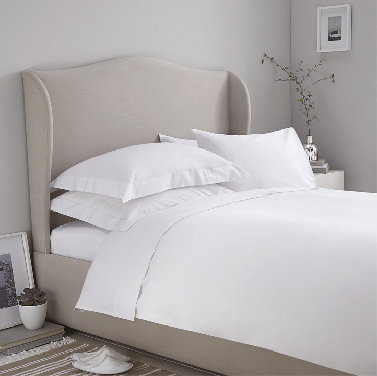 percal Μαξιλαροθήκη LUX TC 144 κλωστών 50Χ70cm 50% cotton 50% pol.(τιμή ανά τεμάχιο)