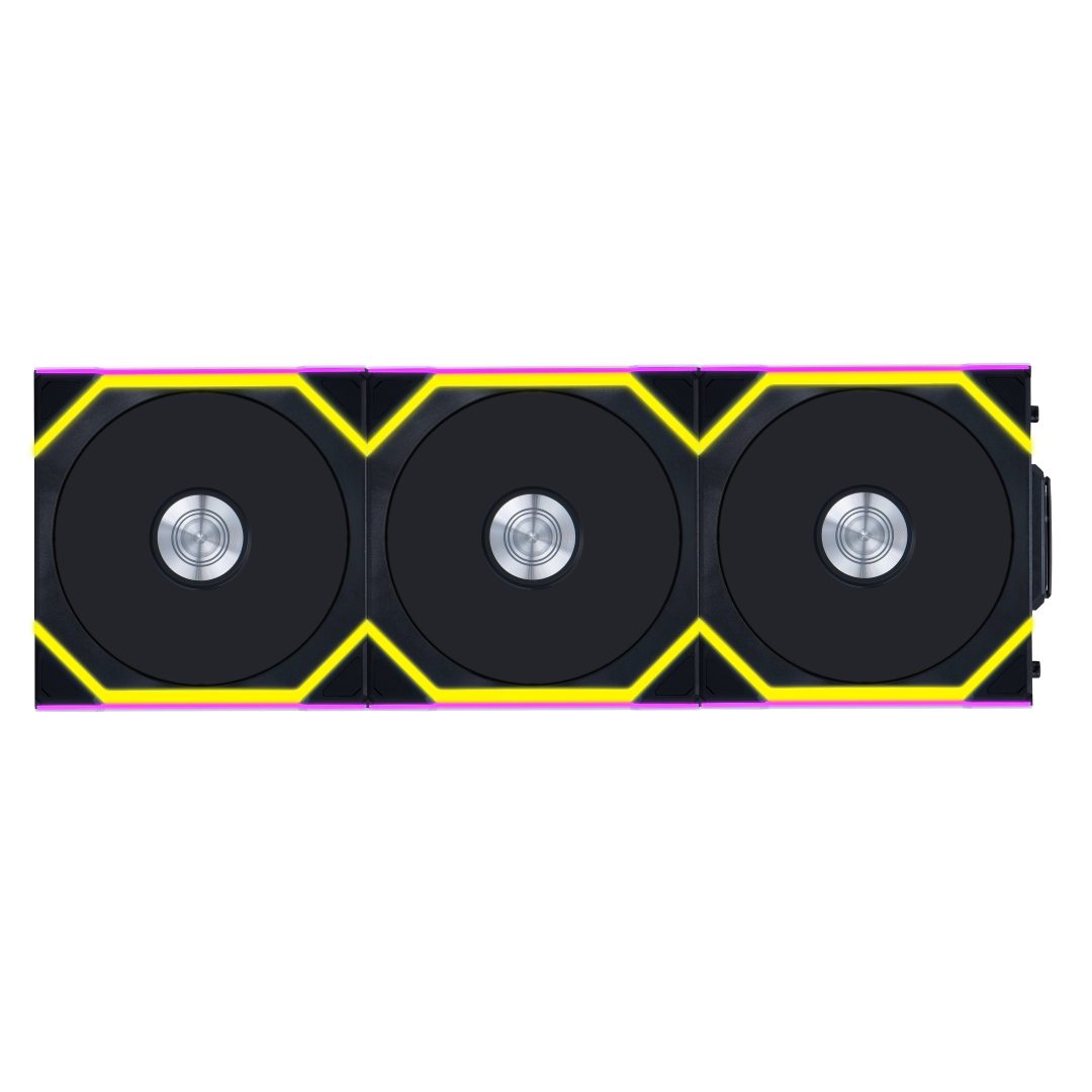 P10.1-Large-1 Lian Li UNIFAN SL Wireless 120 -3PCS Reverse Black (Triple pack include Controller) - Case Fan