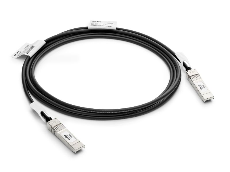 c10c9e0b-34c0-4030-91bf-fa52a75d3de8 HPE Aruba 10G SFP+ to SFP+ 3m Direct Attach Copper Cable (J9283D)