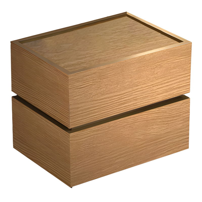 072-000140 Κομοδίνο Sonlen mdf σε oak απόχρωση 60x40x44.5εκ