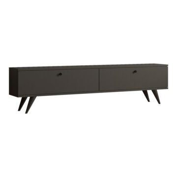 Έπιπλο τηλεόρασης Jate σε ανθρακί απόχρωση 160x25x40εκ
