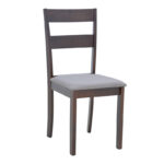 Καρέκλα Dallan  σε καρυδί απόχρωση 40x47.5x89εκ
