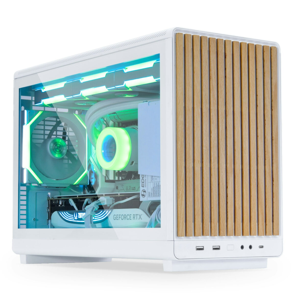 1c3e973d07171afaa9e03d32562dc652-1 Lian Li DAN Case A3 Wood White - Glass Side Panel - M-ATX All Mesh Steel-Fabric PC Case from Daniel