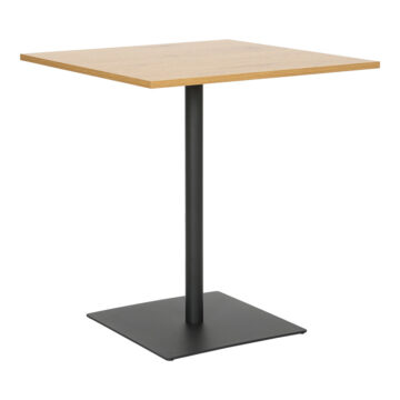 Τραπέζι Nerobian mdf σε sonoma απόχρωση 70x70x75εκ