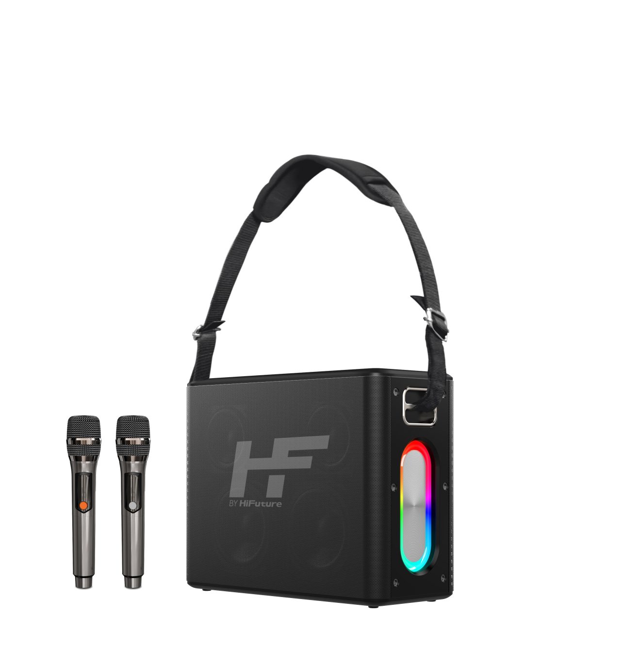 62f3ed95-63f8-45ef-a201-7d3a3b4ab16c HiFuture MusicBox Black Party Bluetooth Speaker