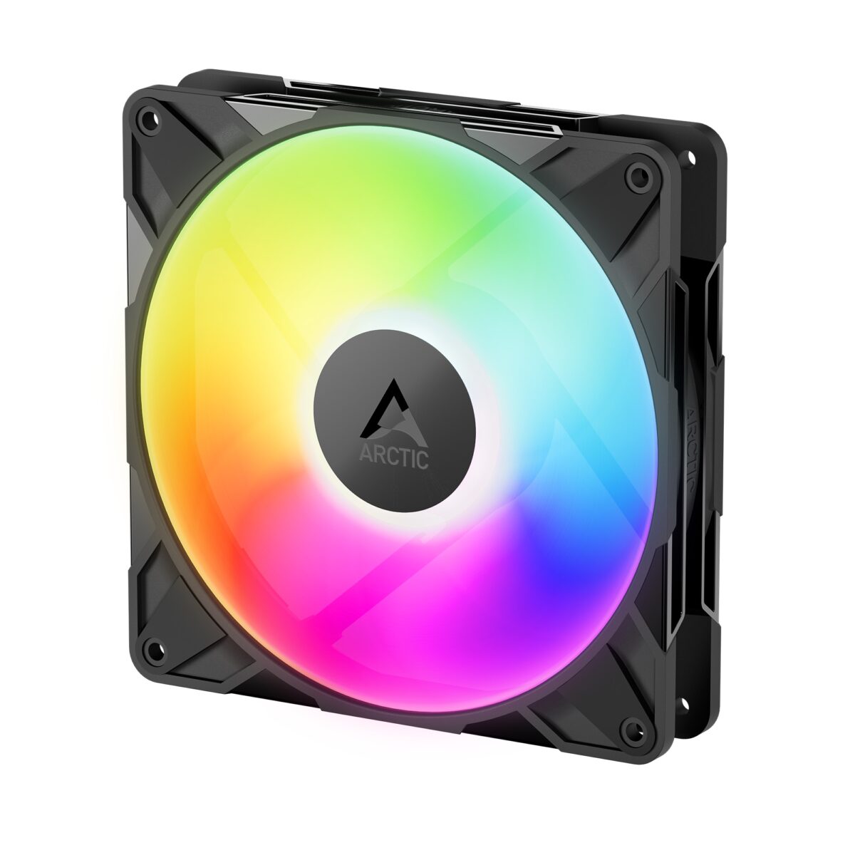 P14_Pro_ARGB_black_rainbow_g00 Arctic P14 Pro A-RGB - PWM 140mm Case Fan - fluid dynamic bearing - max 2500 RPM - PWM regulated
