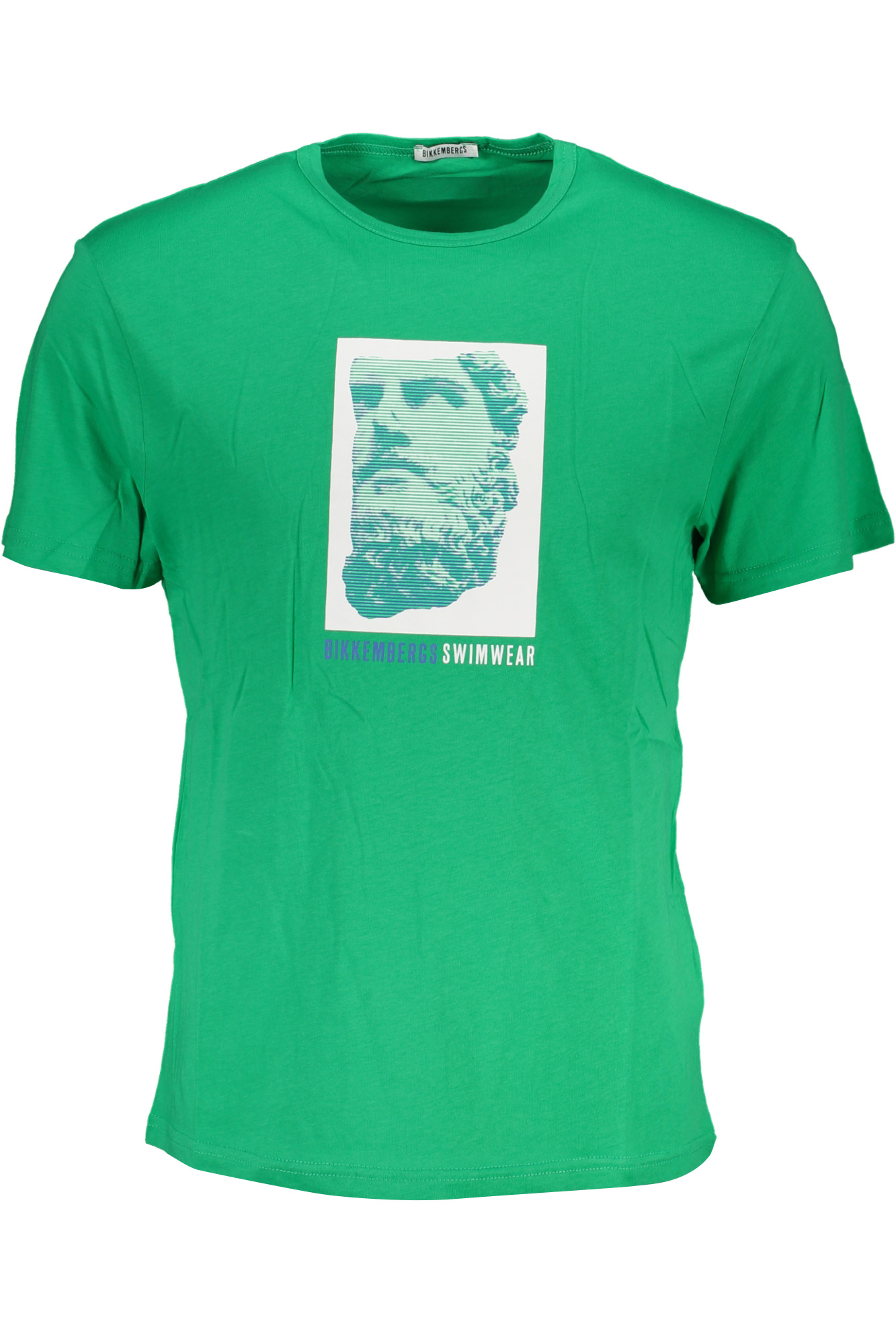 bikkembergst-shirtmanichecorteuomoverde-1