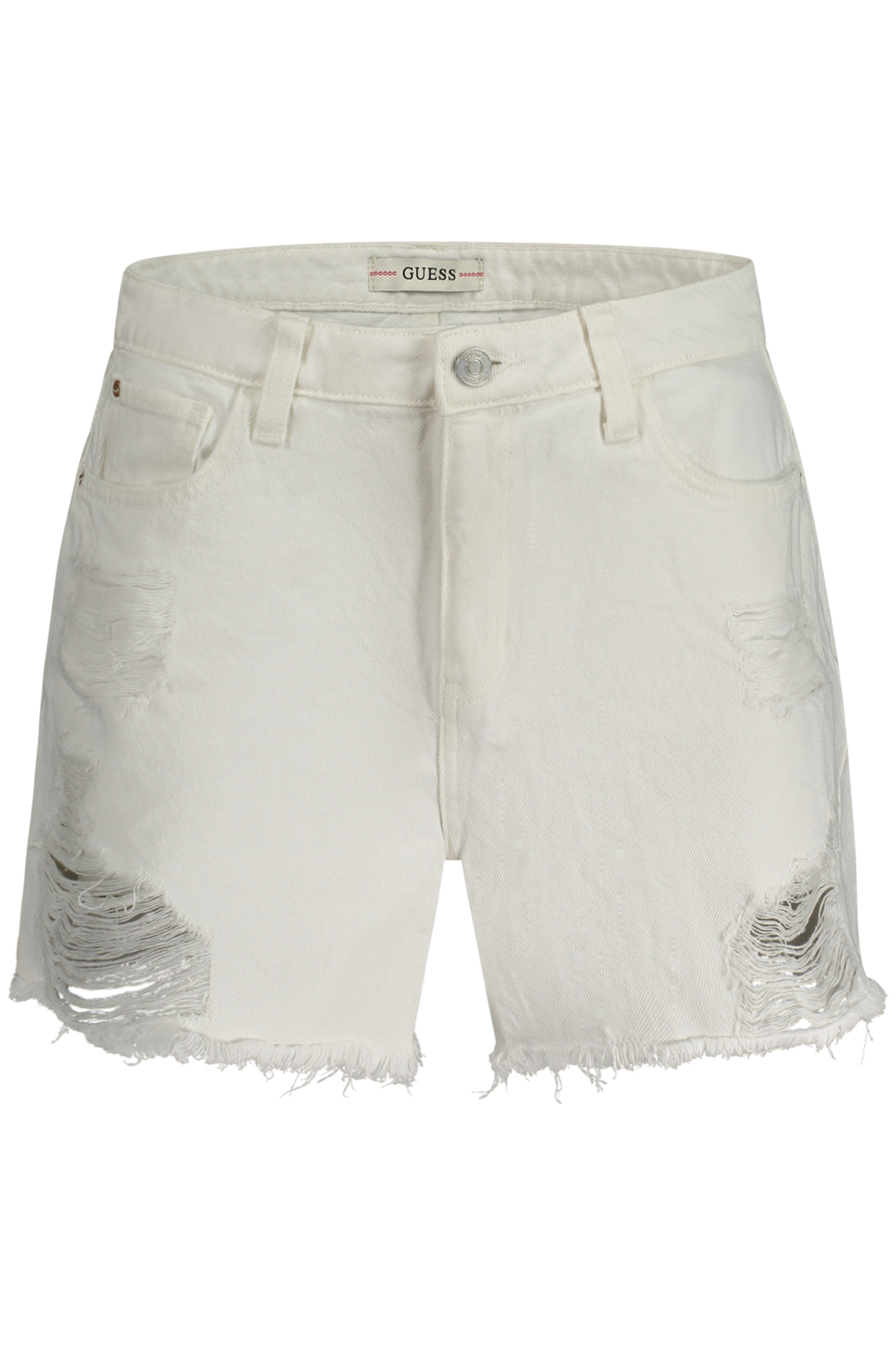 guessjeansjeansshortdonnabianco-1