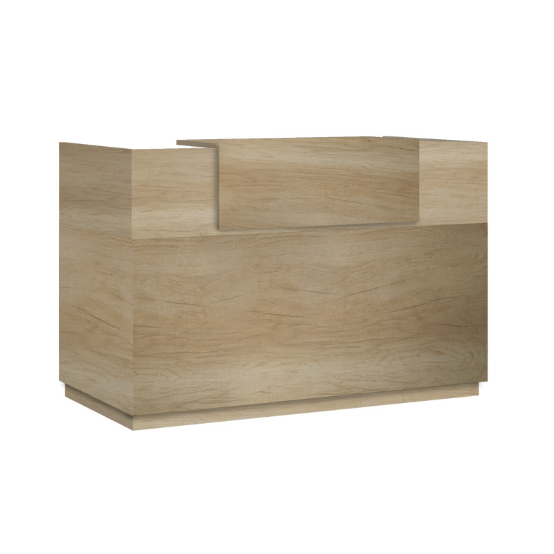 069-000099 Γραφείο reception Lotus σε χρώμα φυσικό 140x70x110εκ
