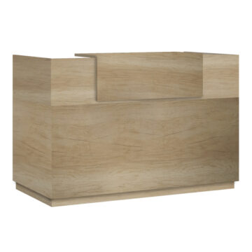 Γραφείο reception Lotus σε χρώμα φυσικό 200x70x110εκ