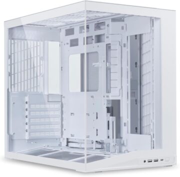 Lian Li O11D Mini V2 WHITE - ATX PC GAMING CASE - IMPROVED AIRFLOW - GPU SUPPORT BRACKET