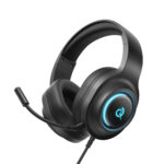 QCY Heroad V200 Pro USB Black - Wired RGB Gaming Headset PS4/PS5/PC