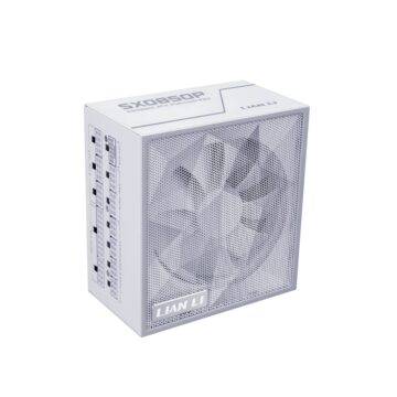 Lian Li SX 850P White - PLATINUM 850W - ATX 3.1 - 12V-2x6 - Japanese Capacitor - 10 Years Warranty