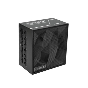 Lian Li SX 1200P Black - PLATINUM 1200W - ATX 3.1 - 12V-2x6 - Japanese Capacitor - 10 Years Warranty