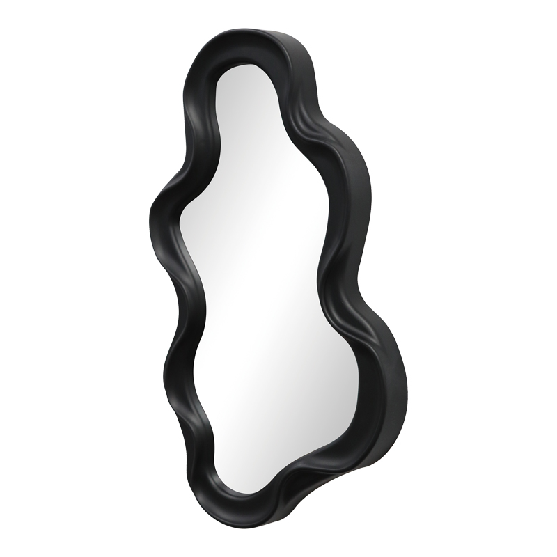 233-000049 Καθρέπτης Liquid pp σε μαύρη απόχρωση 26x2.7x39εκ