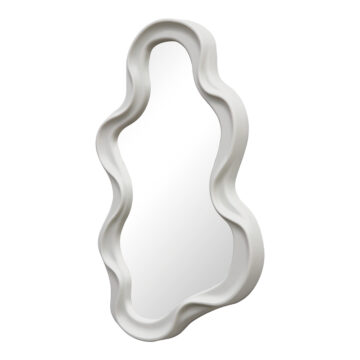 Καθρέπτης Liquid pp σε λευκή απόχρωση 26x2.7x39εκ