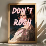 Πίνακας Rushea με ψηφιακή εκτύπωση και πλαίσιο 33x1.5x48εκ