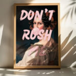 Πίνακας Rushea με ψηφιακή εκτύπωση και πλαίσιο 70x2x50εκ