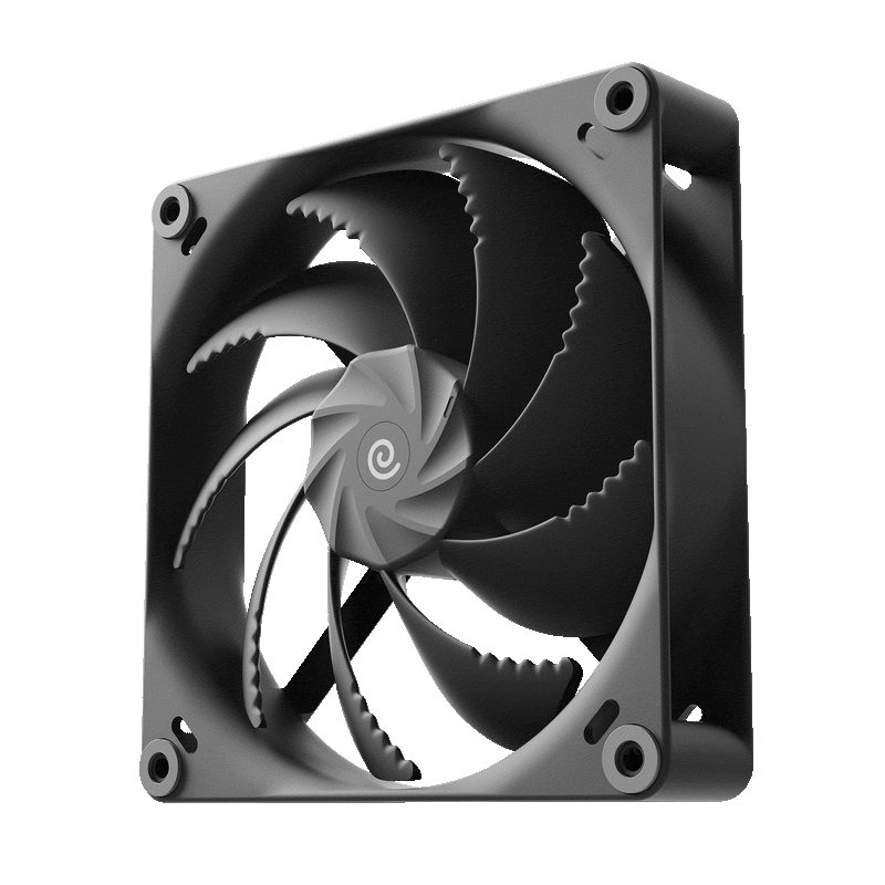 havn-product-h-series-fan-h14-si HAVN H14 Single Pack Black 140mm A-RGB Metal Core Case Fan