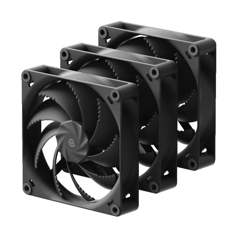 havn-product-h-series-fan-h14-tr HAVN H12 Triple Pack Black 120mm A-RGB Metal Core Case Fan