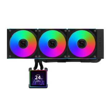 Lian Li Hydroshift II LCD-S 360CL Black - RGB AIO CPU Cooler - 3.4" Screen - 1851/1700