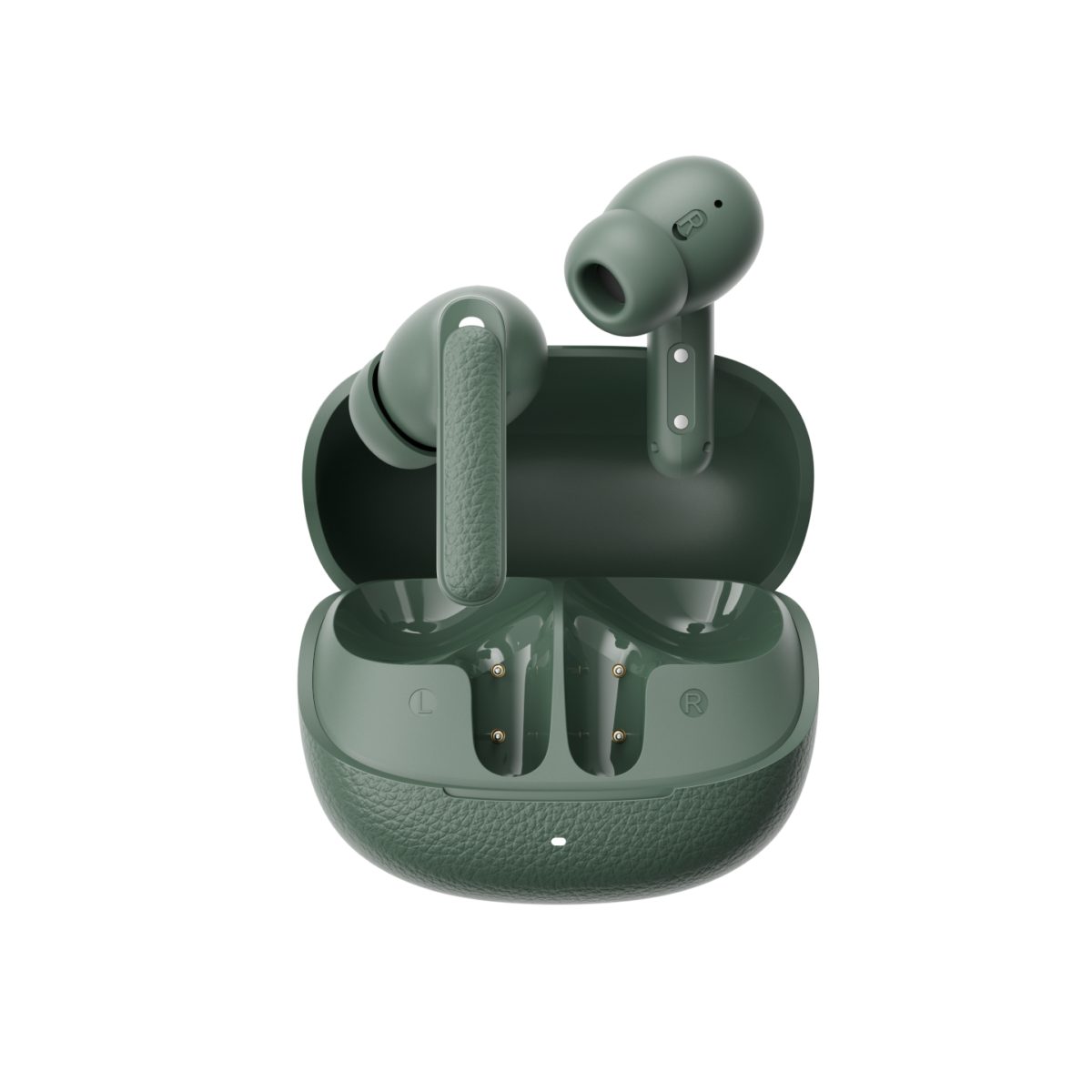 green_02-Custom QCY Buds ANC Green (HT15)- 45db ANC TWS Earbuds 35h 5 mic ENC