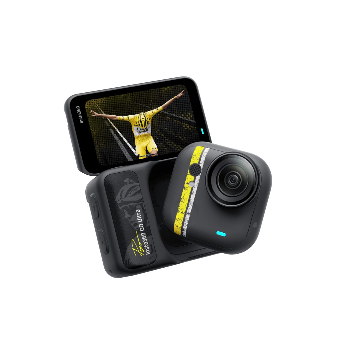 kv改前盖纹理 Insta360 GO Ultra Tadej Pogacar Edition - Custom Bike Bundle