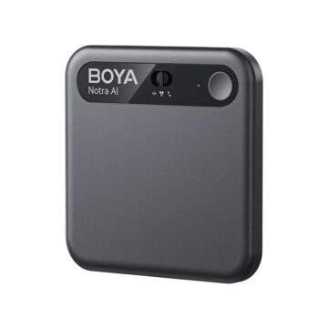 BOYA Notra Black - AI Audio Recorder - 64GB Room/Phone/BT